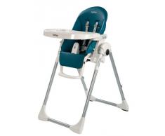 Peg Perego H3PPZ2PETR Hochstuhl Prima Pappa Zero 3, petrolio lederimitat