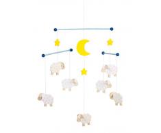 Mobile Schafe aus Holz