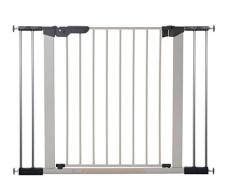BabyDan Premier Türschutzgitter / Treppenschutzgitter zum Klemmen, 99 - 106.3 cm, - hergestellt in Dänemark + TÜV/GS geprüft, Farbe: Silber/Schwarz