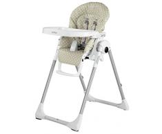 Peg Perego H5PPZ1BABE Hochstuhl mit Baby-Liegefunktion, Prima Pappa Zero3 - Babydot, beige