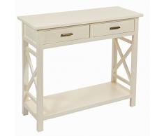 Rustikaler Flurtisch mit Spiegel - Serious Line Kollektion By Craften Wood