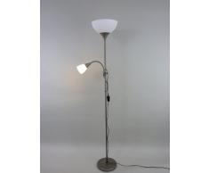 Stehleuchte Deckenstrahler mit Leseleuchte Standleuchte mit Lesearm Kora Standlampe