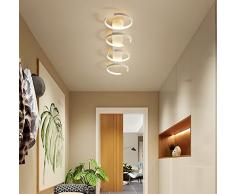 LED Deckenleuchte 4 Flammig Deckenlampe Flur Foyer Wohnung Galerie Modern Lampe, Kreativ Minimalistische 4-C Design, Deckenbeleuchtung Flurleuchte, Eisen Acryl Leuchte, 44W, Warm Licht 3000K