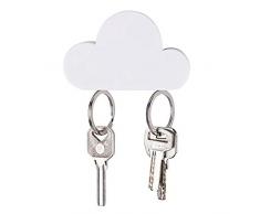 EQLEF Wolke Schlüsselhaken kreative platzsparende Starke magnetische Schlüssel-Haken