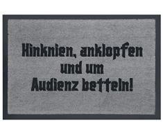 Rockbites Design 1012505610 Fußmatte, Polyamid, Schwarz, 40 x 60 cm