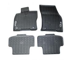 Audi Original Q2 Gummi Fußmatten Premium Allwettermatten Gummimatten 4-TLG Komplettsatz vorn+hinten schwarz