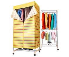 MMM@ Wäschetrockner Haushalts-Doppelschicht-Wäschetrockner mit großer Kapazität Klappgarderobe 1000 W Schnelltrocknende Hochleistungssterilisation, um die Kleidung trocken zu halten