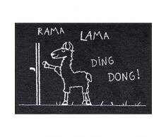 Salonloewe Fußmatte Rama Lama Ding Dong 050x075 Fußabtreter außen, Hauseingang, Schmutzfangmatte