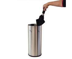 Kela 18031 Schirmständer, Höhe: 50 cm, Edelstahl matt, Swing