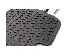 Audi 83A061511041 Premium Gummi Fußmatten hinten 2X Gummimatten Allwettermatten, schwarz