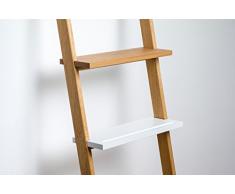 Regalboden für Kleiderleiter. Erweitert die Funktion als Stummer Diener, Nachttisch (Eiche)