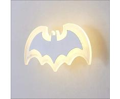 Fledermaus kreative Wandleuchten Wohnzimmer Schlafzimmer Nachttischlampe Ganglichter Treppenhausleuchten Cartoon Kinderzimmer Wandleuchten