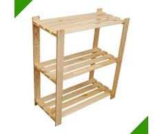 90 x 80 x 37 cm kleines Holzregal Schuhregal Stiefelregal Regal Schuhständer Schuhablage Holz Unbehandelt Schuhschrank Garderobe Standregal Flur Schuhaufbewahrung