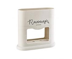 delibett Regenschirmständer Aus ABS, Rechteckig Schirmständer, Mit Haken Und Ablaufschale Für Home Hotel Klapp Runde Hängenden Schirmständer Stock Regenschirm