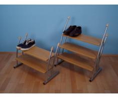 moebel direkt online Schuhregal Delvin Buche-Nachbildung, 2 Böden