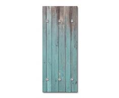 Cuadros Lifestyle Designer-Garderobe | Wandgarderobe | Flurgarderobe | Garderobenhaken | Garderobenpaneel | Urban Look | Kleiderständer | Kleiderablage | Garderobenständer, Größe:50x125 cm