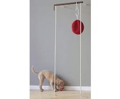 Roomsafari Leanon II S Anlehngarderobe Breite 60 cm, Gestell Weiss-Kleiderstange Nussbaum