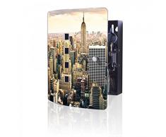 banjado - Design Edelstahl Schlüsselschrank von Burg-Wächter mit Motiv New York City