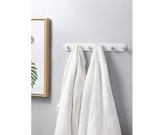 SAASNY Schmiedeeisen Haken Wandbehang Türhaken Haken Multifunktions Kleiderhaken Badezimmer Wand Reihe Haken Nahtlose Hängen Haken Wandbehang Rack