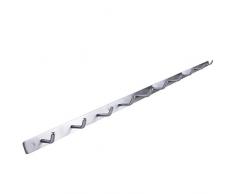 Kleiderhaken Hakenleiste EDELSTAHL gebürstet Wandhaken Garderobenhaken Garderobenleiste Haken Wandgarderobe 10 Haken