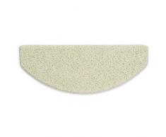 Shaggy Stufenmatten Premium S Line | 15 Stück Set | Creme