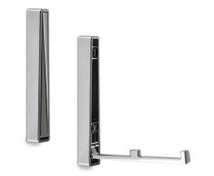 2er Set Aufbau Klapphaken BARI 120 x 16 x 15 mm verchromt klappbarer Mantelhaken Wandgarderobe Aufbauklapphaken von SO-TECH®