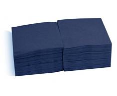 Hängelampe ser22107609 Coktail, Serviette 20 x 20, 2-lagig, 1/4 Falz, 100 Servietten, punta-punta, blau