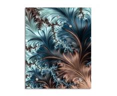 Cuadros Lifestyle Designer-Garderobe | Wandgarderobe | Flurgarderobe | Garderobenhaken | Garderobenpaneel | Urban Look | Kleiderständer | Kleiderablage | Garderobenständer, Größe:100x125