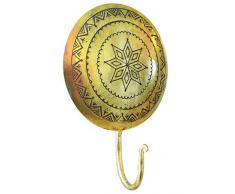 3 Stück Vintage Garderobe Kleiderhaken Halis 13cm groß 1er Haken | Hakenleiste Wandhaken für die Wand oder Tür | Kleiderhakenleiste Garderobenhaken aus Eisen | Handtuchhaken im Bad oder Küche