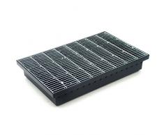 Schuhabstreifer Abtreter Fußmatte Maschenrost verzinkt Fußabtreter 58,5x36,5 cm