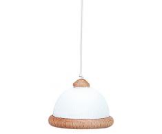 Kahlert Licht 10567 - Minipuppenzubehör - Hängelampe Holz, weiß