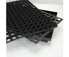 Hochwertiger Fußabstreifer Schuhabstreifer Abtreter Fußmatte Gummi Fußabtreter ca. 58x36,5cm