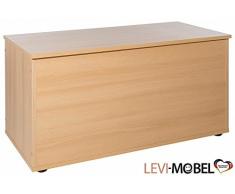 Moebelaktionsshop24 SITZBANK STAURAUMBOX Garderobe Schlafzimmer BUCHE MATT AUSSTELLUNGSSTÜCK 303155