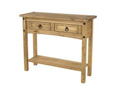 Design Vicenza Corona Antik Flurtisch mit 2 Schubladen