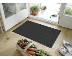 wash+dry Fußmatte Smokey Mount, 50x75 cm, innen und außen, waschbar, grau