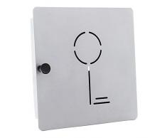 Profirst Schlüsselschrank Tellus 10 Silber