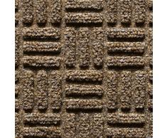 deco-mat Robuster Fußabtreter für Aussen - Türmatte rutschfest mit Gummi-Bürste - Schmutzfangmatte für Haustür - Fußmatte BEIGE - 40x60cm