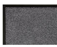andiamo Schmutzfangmatte Fußabtreter Türmatte Fußmatte Sauberlaufmatte Schmutzabstreifer Türvorleger – Eingangsbereich In/Outdoor – rutschhemmend waschbar grau Polypropylen– 60x90 cm – 5 mm Höhe
