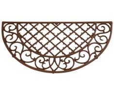 Esschert Design Edle Landhaus Stil Gusseisen Fußmatte, Fußabstreifer, Türmatte, Fußabtreter, Maße 66,5 x 34 x 1,8 cm