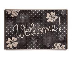 CarFashion PUR|ScrapClean Design Fussmatte - Schmutzfangmatte – Sauberlaufmatte – Eingangsmatte für Innen und Aussen, TPE-VC 100% Nachhaltig, Bronze-Metallic, 60 x 40 cm