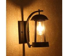 Außenwandleuchte, Balkon-Schmiedewandleuchte, Treppenhausleuchte, Retro-Deckenleuchte