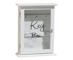 Schlüßelkasten Key Box Shabby Landhaus Schlüsselboard in weiss
