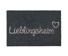 Out of the blue Fußmatte, Kokosfasern Kunststoff, Grau, 61 x 40 x 2 cm