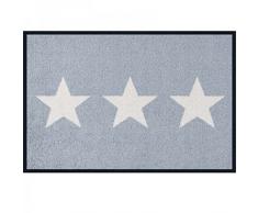 Wash & Dry Fußmatte Stars grey 40x60 Sauberlaufmatte, Fußabstreifer