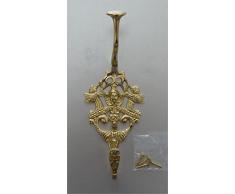 Graf von Gerlitzen Messing Antik Style Gründerzeit Kleider Haken Kleiderhaken Garderobe Garderobenhaken TH-1P