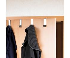 4x Universal Türhaken aus Edelstahl Garderobe Haken Tür