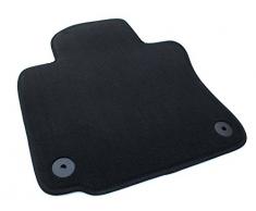 kfzpremiumteile24 Fußmatten Fahrerseite / Velours Automatte Premium Qualität Stoffmatten schwarz