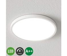 Arcchio LED Deckenleuchte Solvie dimmbar (Modern) in Weiß u.a. für Flur & Treppenhaus (1 flammig, A++, inkl. Leuchtmittel) - Lampe, LED-Deckenlampe, Deckenlampe, Flurleuchte