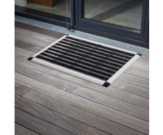 etm Alu Fußmatte Elegant Mat - effektiv reinigender Fußabtreter - Schmutzfangmatte in 2 Größen - 42x60cm, anthrazit