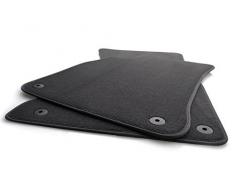 Fußmatten passend für A4 B8 A5 Velours Automatten Premium Qualität 2-teilig vorne anthrazit